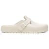 Birkenstock Boston Closed Toe Slippers Unisex White Regular 1027381