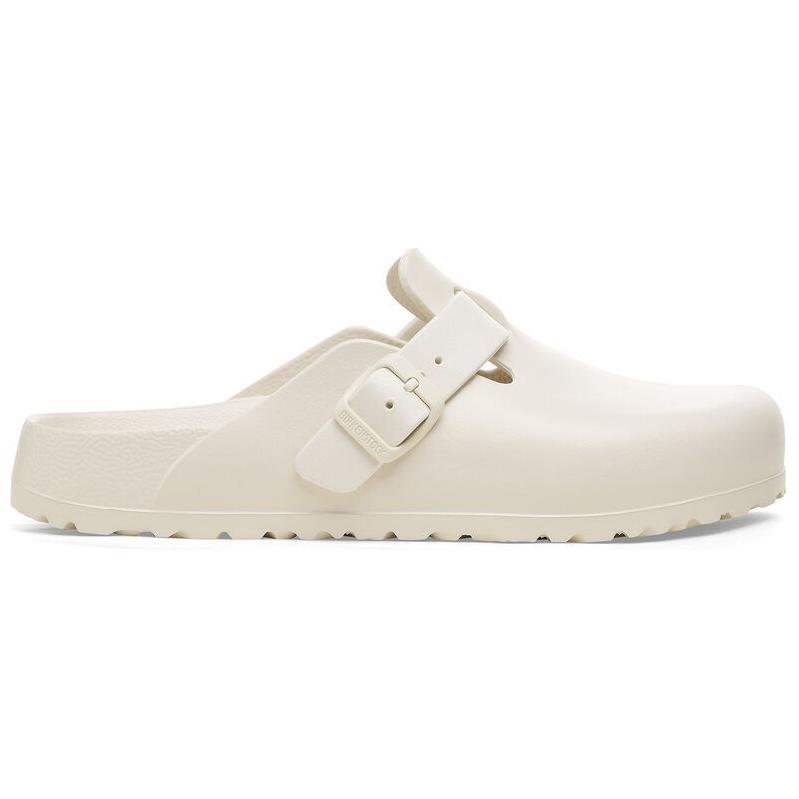 Birkenstock Boston Closed Toe Slippers Unisex White Regular 1027381