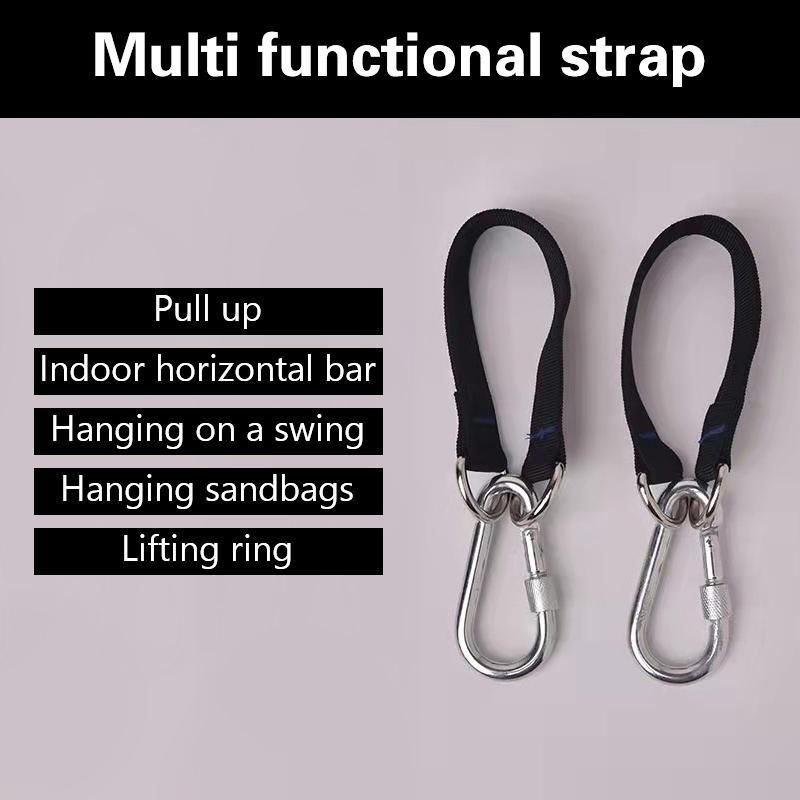 Outdoor Baumschaukelgurte 200 kg Heavy Duty Hakenring Aufhängungsgurt Verbindungsband für Hängematte Boxsack Schaukel Reckstange