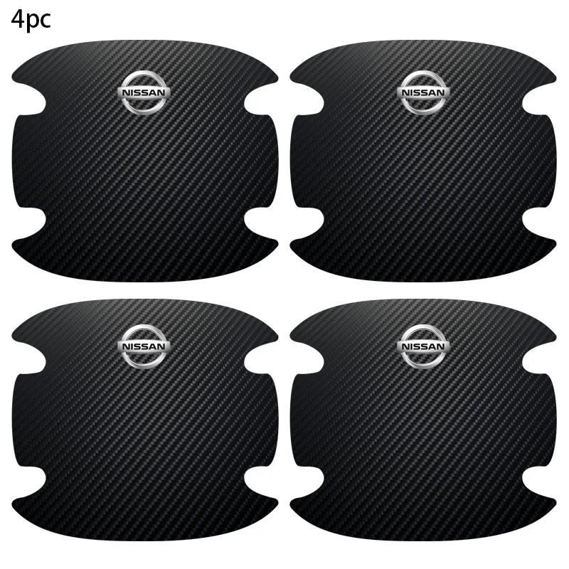 4pcs Car Door Bowl Scratch Protective Sticker For Nissan Juke Leaf Micra Qashqai Altima Maxima Murano Patrol Rogue Sentra Teana