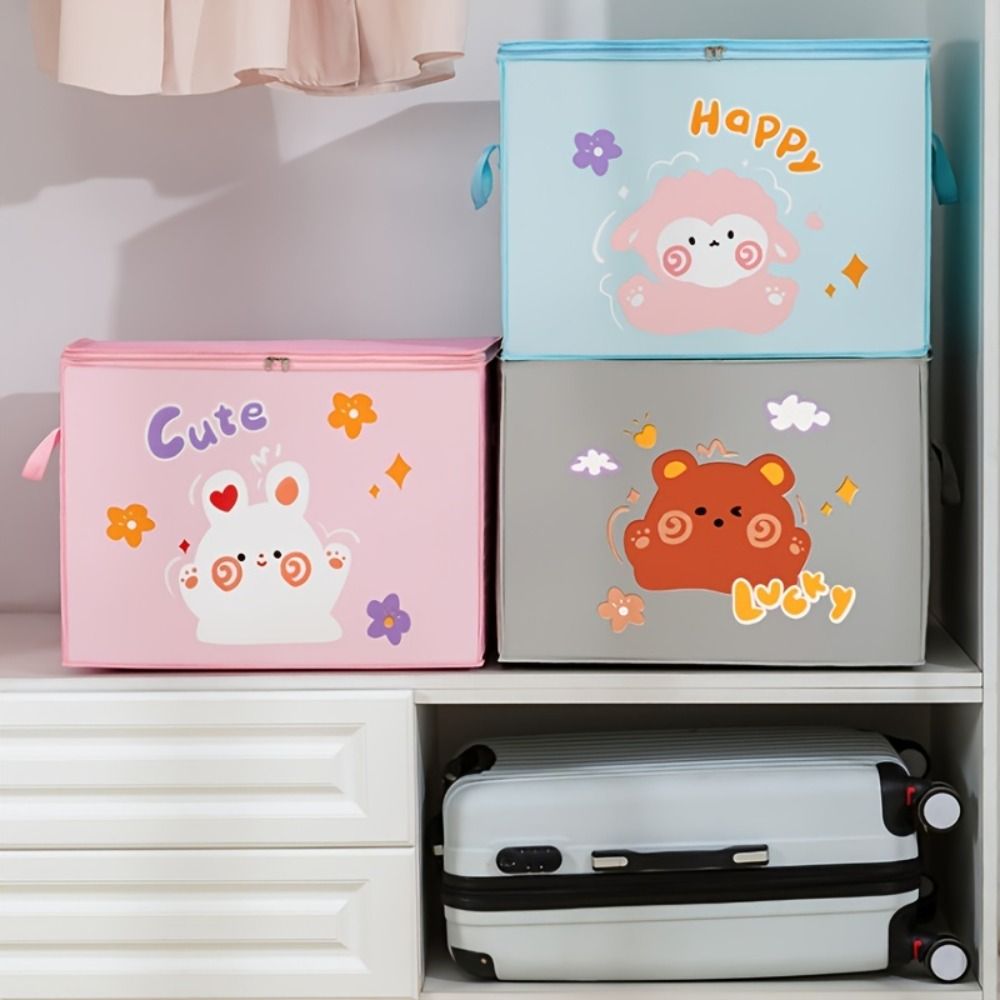 

Non-woven Fabric Clothes Toy Storage Organizer Thicken Clothes Sorting Bag Home