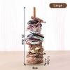 Holz-Haargummis Organizer Haargummis Displayständer Stirnband Armband Halter Haaraccessoires Organizer Aufbewahrungsregal