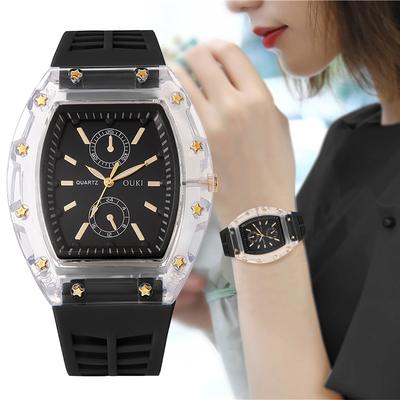 Casual Silicone Strap Women Quartz Watch Fashion Analog Quartz Wristwatch for Girls Gift Reloj Mujer