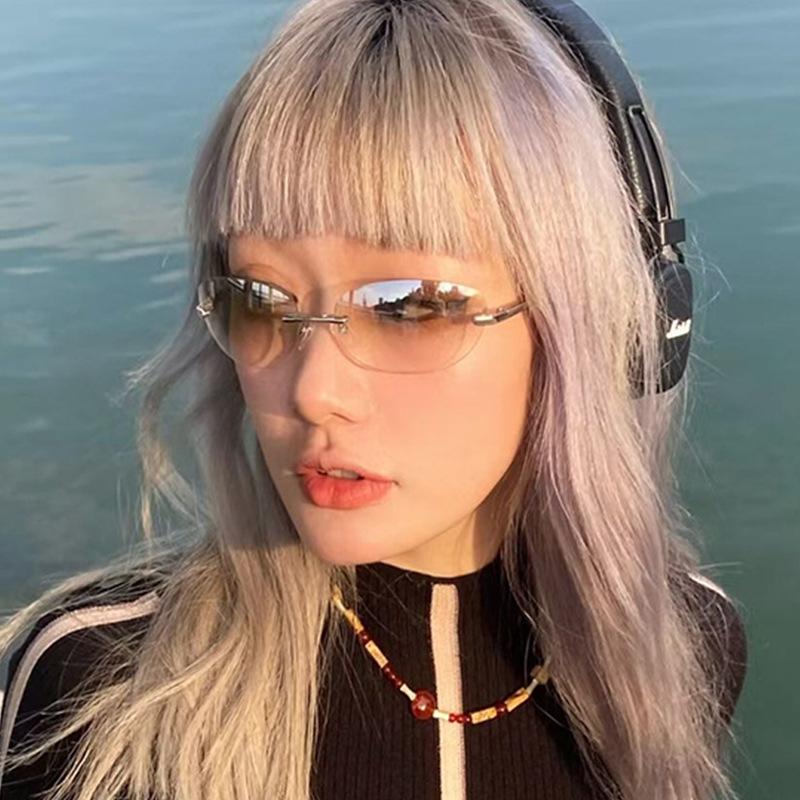 New Luxury Punk Sports Sunglasses Women Designer Y2K One Piece Sun Glasses Men Goggle Shades UV400 Fashion Eyewear