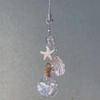Jellyfish Star Lucky Leaf Wind Chime Keychain & Phone Lanyard Pendant