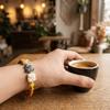 Hand Jewelry Cute Biscuit Cat Bracelet Adjustable Wristband Women Hand Bracelet Retro Cat Beads Bracelet Lovers