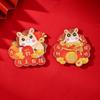 Year of the Horse Brooch  New Year's Gift Metal Badge Money Soon Holiday Blessings Zodiac Horse Pin Accessories