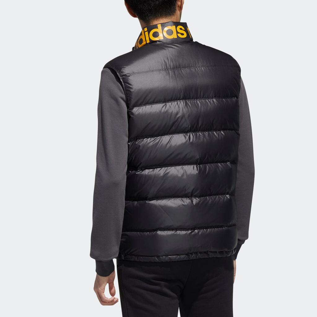 Adidas Stand Collar Warm Sports Down Vest Men Vests Black FT7997