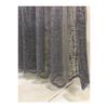Bügelgrauer grauer Shandy-gemusterter Tüllvorhang 1x2 Plissee-Vorhang für Flur, Küche, Balkon
