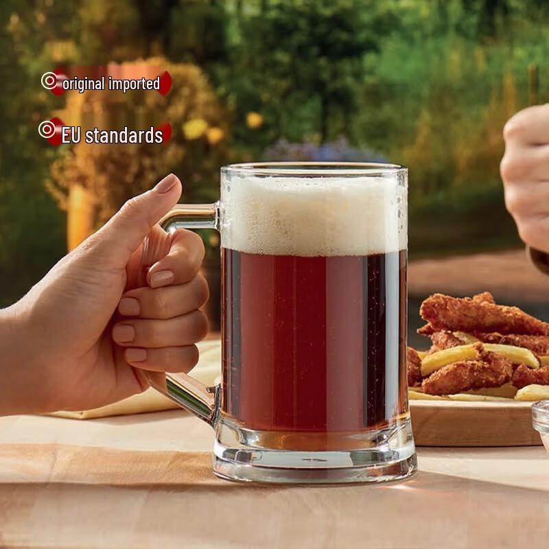 

Pasabahce Imported Lead-Free Glass Beer Mugs