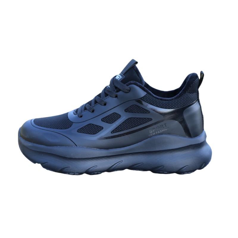 Waterproof Men's Leather Casual Non-slip Lightweight Running Shoes for Autumn and Winter