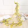 Faux Spring Blossom Vine With Yellow Flowers For Wedding Decor And Photo Shoots