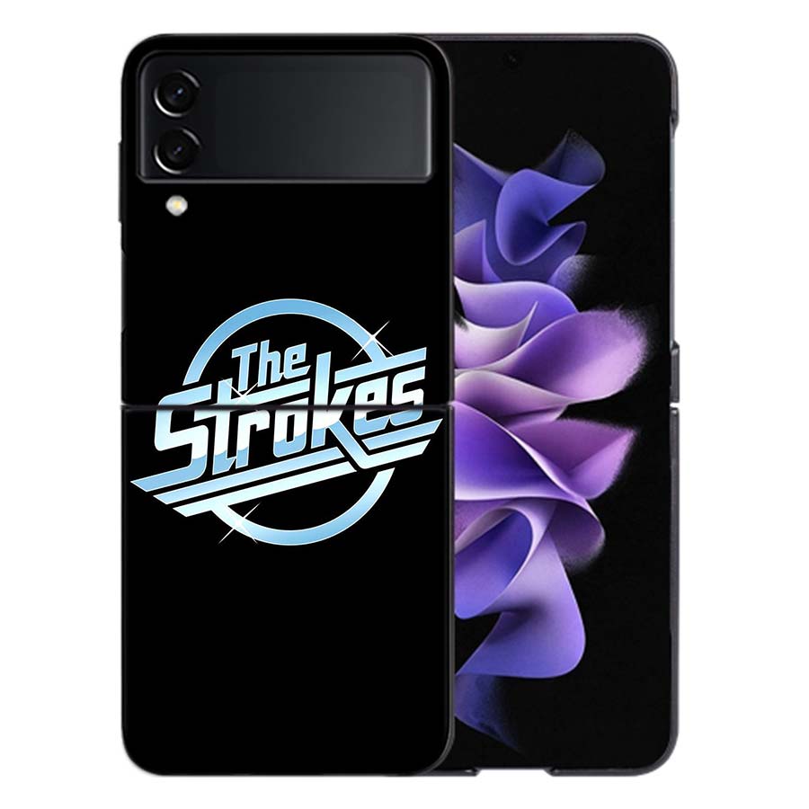 The Strokes Phone Case For Samsung Z Flip 6 7 5G Galaxy Z Flip 5 4 3 5G Cases Shockproof Hard Cover TPU