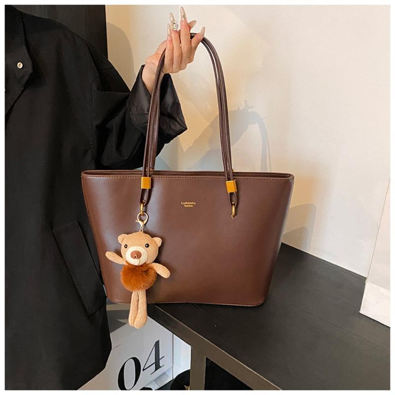 Premium texture retro bag women's new large-capacity shoulder commuter bag fashionable personalized tote bag