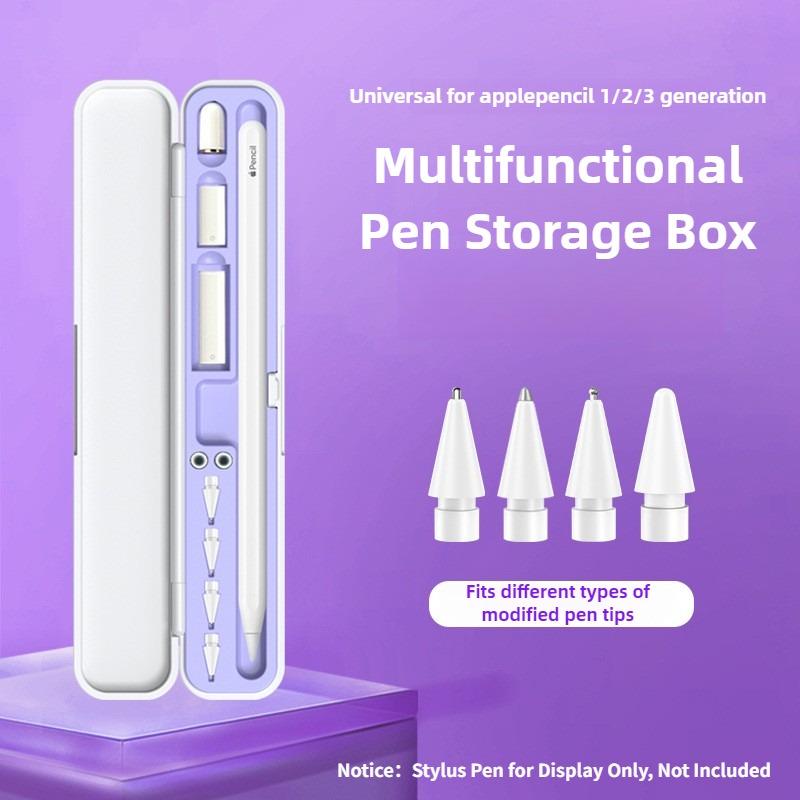 1st Box for Apple Pencil 1/2/3 Cover Gen for Apple Pencil 2nd Generation Stylus Pen Holder Protective Case iPad Pen Accessories