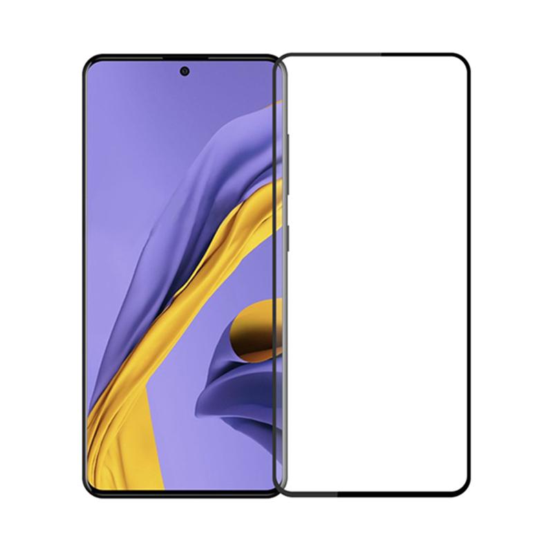 

AMORUS Full Coverage Silk Printing Tempered Glass Screen Film for Samsung Galaxy A51 4G/5G/A52s 5G/A53 5G Type A