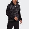 Adidas Aksamitna bluza z kapturem AOP we wzór kamuflażu Męskie bluzy z kapturem Czarna H25088