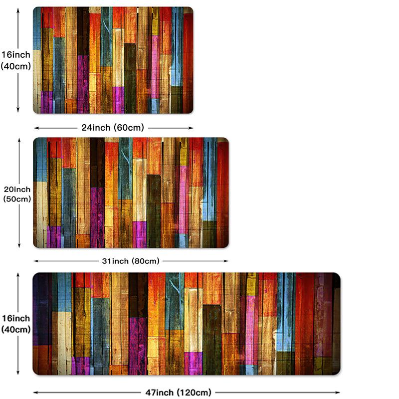 Multicolor Board Print Kitchen Mat Carpet Floor Mat Durable Home Entrance Doormat Bathroom Carpet Living Room Decorative Rugs