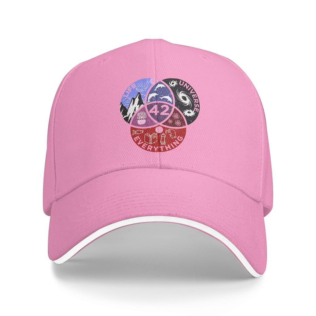 The Answer Life the Universe and Everything Baseball Cap Hip Hop Sandwich Hat Unisex Women Adjustable Caps Hat Running Golf