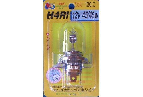

M&H Matsushima Halogen Bulb 12V45/45W Clear H4R1 130 Light