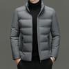 Winter Middle-Aged Dad'S Men'S Stand-Up Collar Down Padded Jacket Casual Men'S Warm Padded Jacket