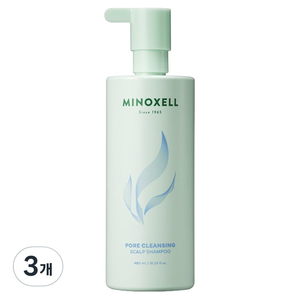 Hyundai Pharmaceutical Mynoxel Pore Cleansing Scalp Shampoo 480ml 3 pcs