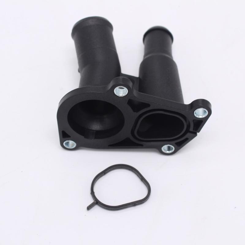 Long Lasting Coolant Flange Thermostat Water Pipe Maintenance For 1493599 Enhances Performances Efficient Engine Cooling