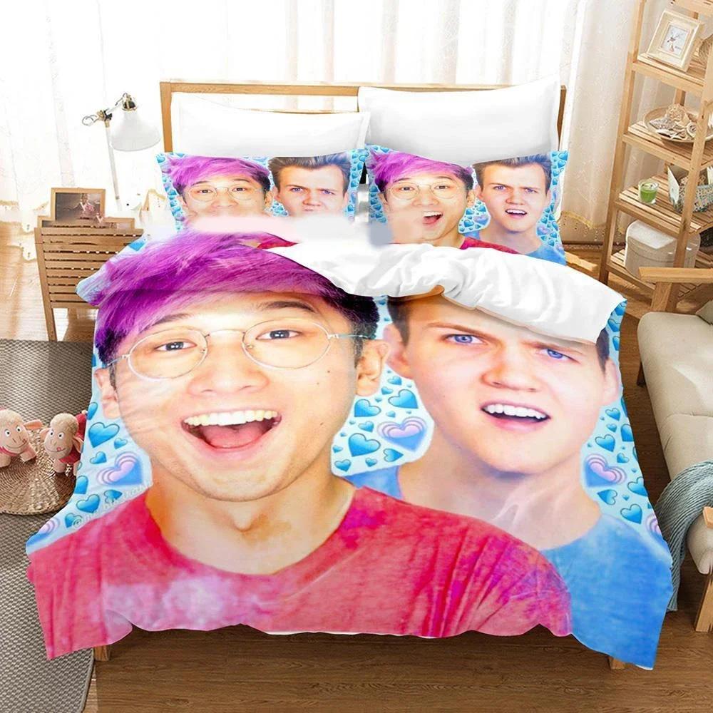 3D-gedrucktes Lankybox Foxy Boxy Bettwäscheset Einzelbett Twin Doppelbett Queen King Cal King Größe Bettwäscheset