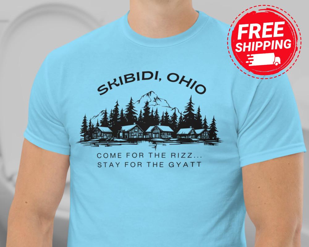 NEW Skibidi Ohio Shirt Alpha Sigma Shirt Funny Skibidi Toilet Rizzler Rizz Gyatt Unisex T-Shirt XXXXL