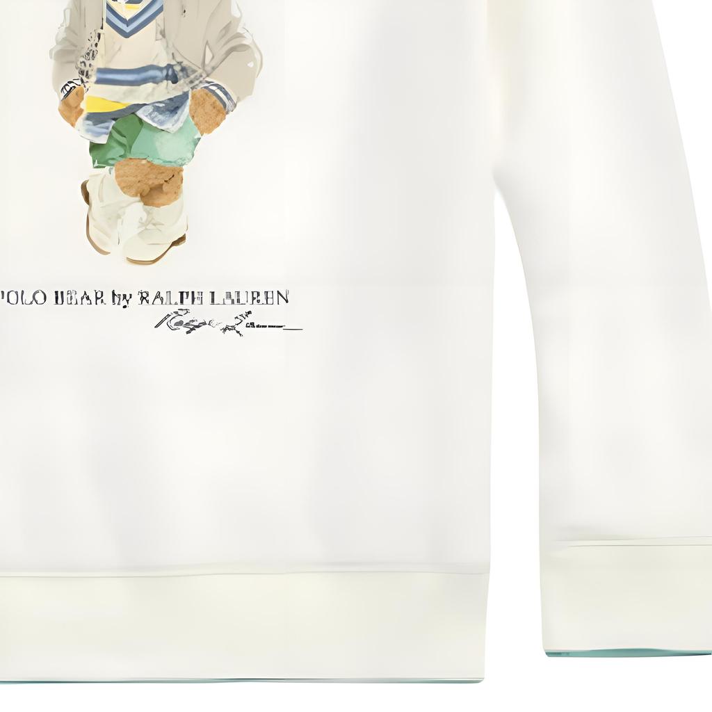 Polo Ralph Lauren Teddybjørn Grafisk Rundhals Genser Barn Genser Hvit 323971483-001