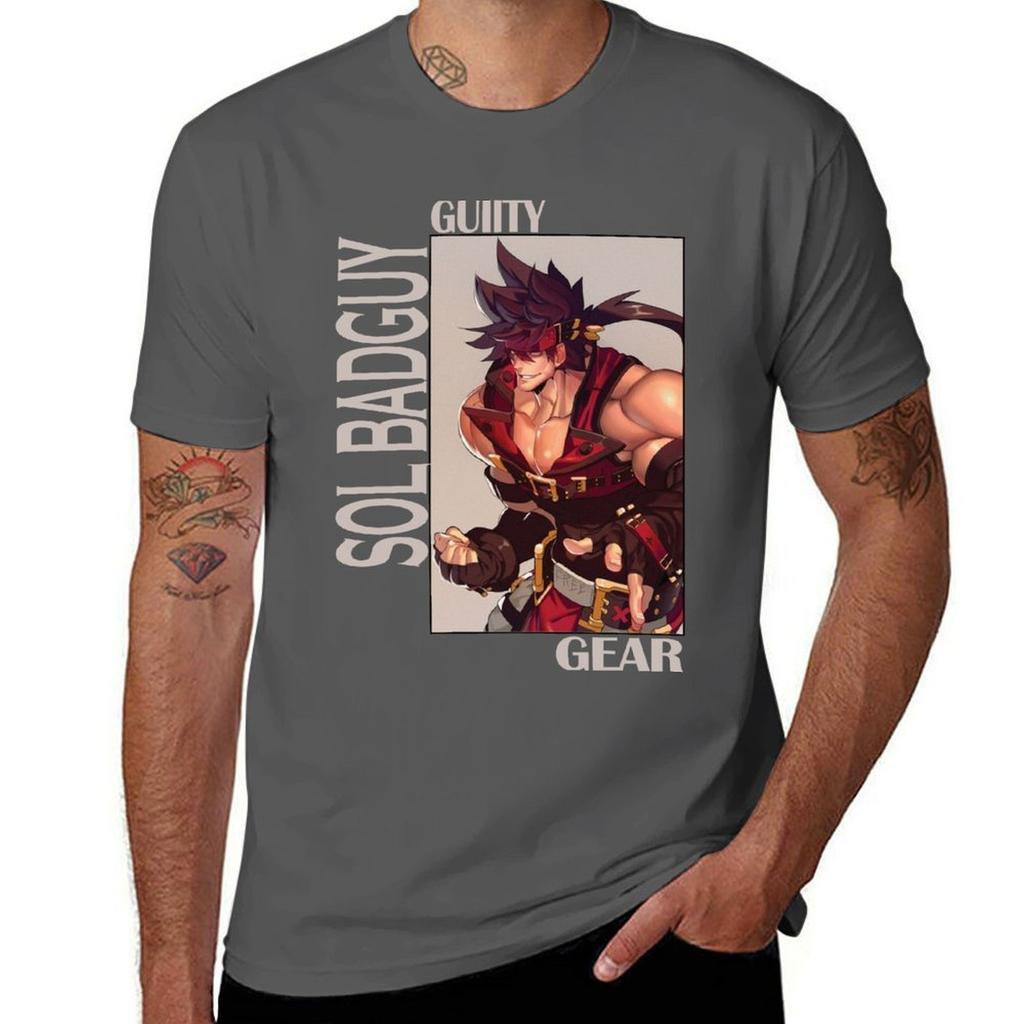 Guilty Gear Sol Badguy Tshirt Fashion Casual Short Sleeve Tshirt