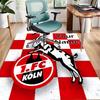 1.FC Kaiserslautern Design Area Rug Personalized Name- Non-Slip, Soft & Cozy Floor Mat for Living Room, Office - Indoor/Outdoor Carpet