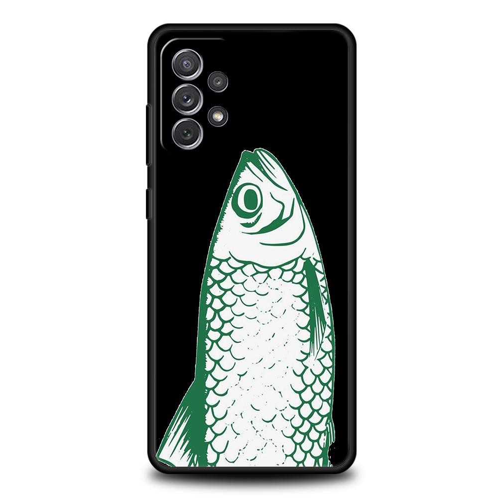 Phone Case For Samsung A15 A13 A35 A55 A51 A71 A41 A31 A21S A03S A05 A17 A23 A25 A33 A53 A73 5G A07 4G Cover Sardines Canned