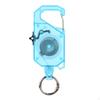 Fishing Rod Leash Switch Lock Smooth Draw Retractable Coiled Lanyard for