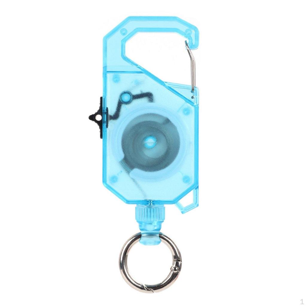 Fishing Rod Leash Switch Lock Smooth Draw Retractable Coiled Lanyard for