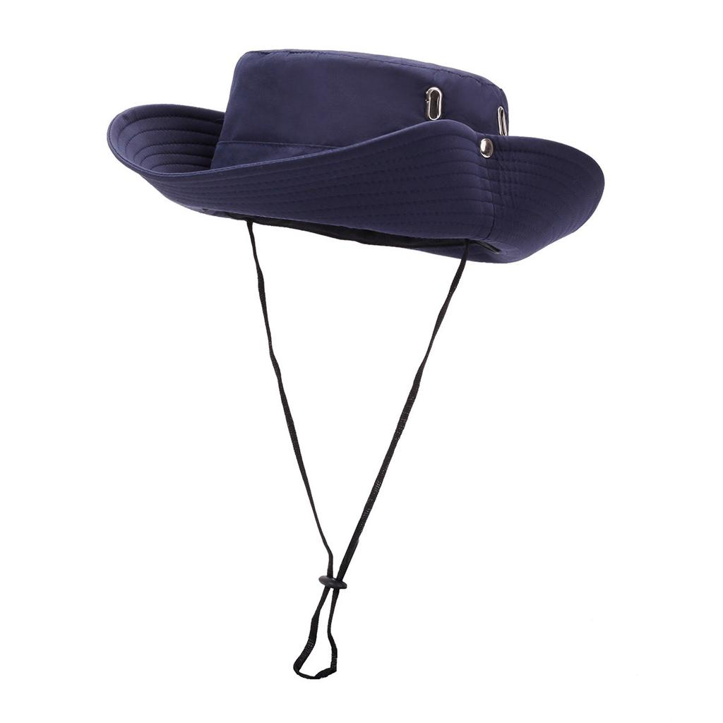 Eimerhut Herren Sommer Outdoor Hut Sonnenschutz Gesichtsmaske Sonnenschutzhut Große Krempe Herren Sonnenhut