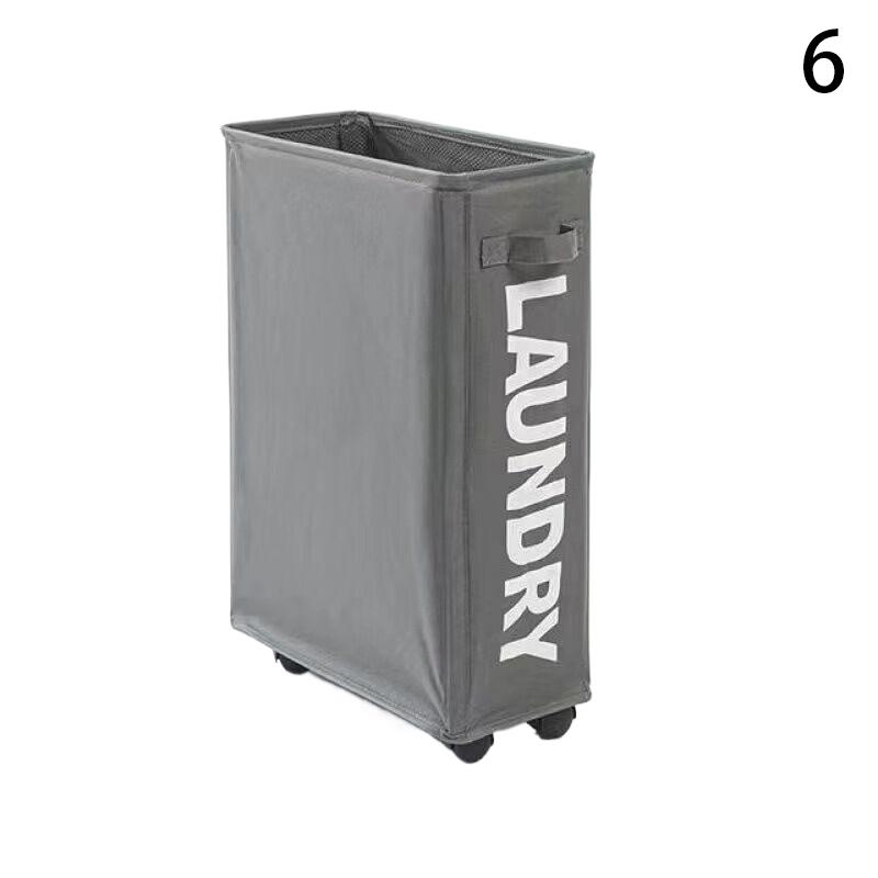 

Корзина для белья на колесах, водонепроницаемая и складная, корзины для белья, корзина для хранения одежды и игрушек 6