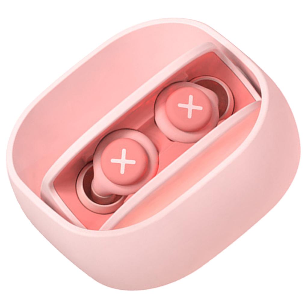 Geräuschreduzierende Ohrstöpsel Silikon Wiederverwendbar Schlaf-Ohrstöpsel mit Aufbewahrungsbox Rosa