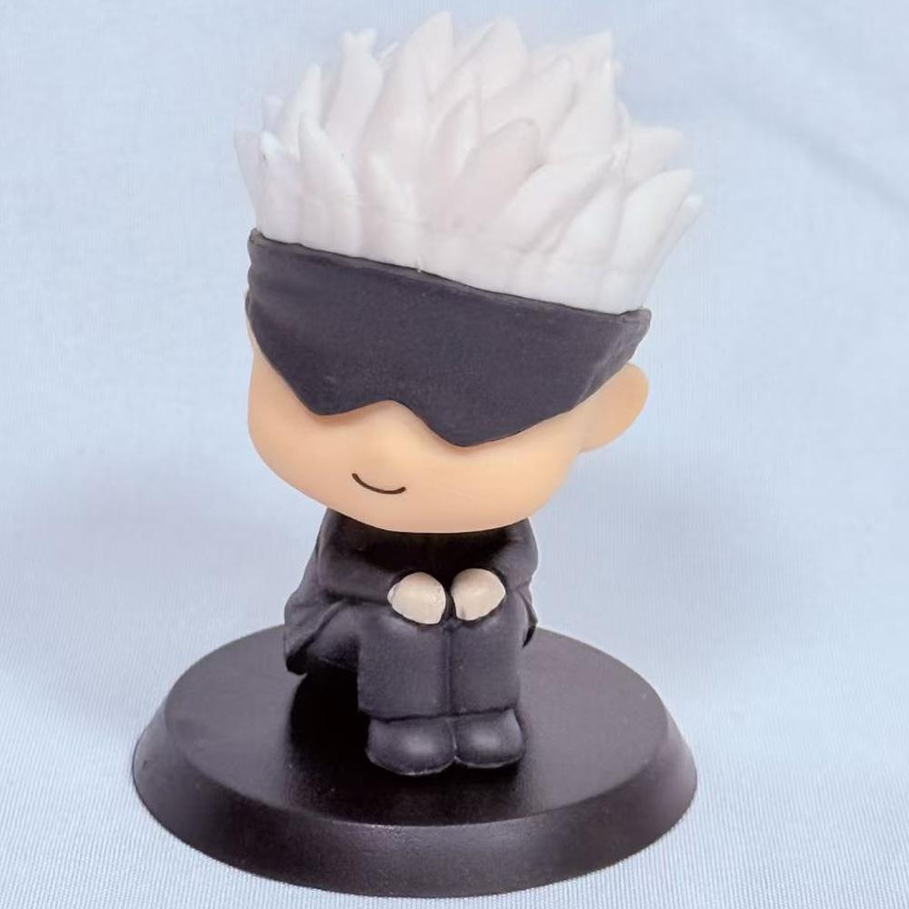 1-5pcsOriginal Jujutsu Kaisen Anime Figure Look Up Kkotsu Yuta Geto Suguru Anime Figure Q Version Cute Model Toys