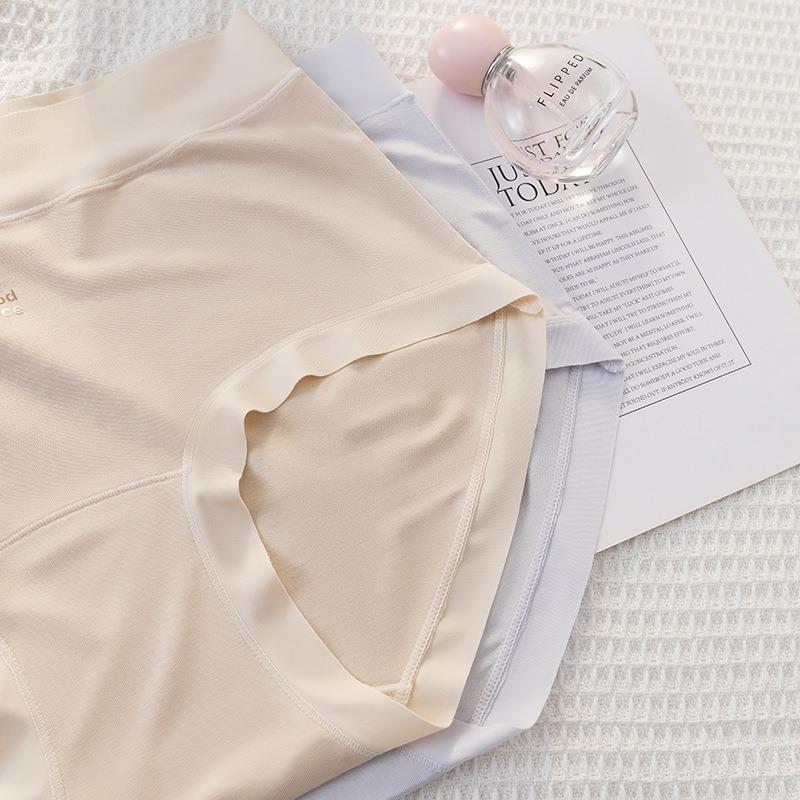 Plus Size Women S Antibacterial Seamless Underwear Mid Waist Long Crotch
