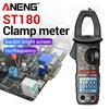 Mini Clamp Tester ANENG ST180 4000 Counts Capacitance Resistance Frequency AC DC Voltage Current NCV Diode Test Tool Multimeters