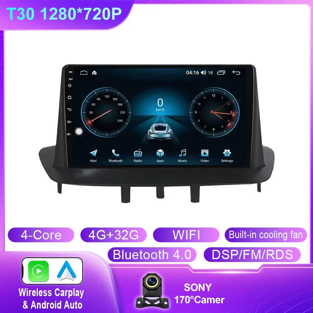 

Автомобильный Android для Renault Megane 3 2008 - 2014 Автомагнитола Стерео Головное Устройство Мультимедийный Плеер GPS Навигация 4G Wi-Fi Нет 2din Dvd