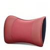 Leather Car Headrest Neck Protector Pillow Bolster Car Pillow Car Pillow Car Interior Supplies Memory Foam Lumbar Pillow