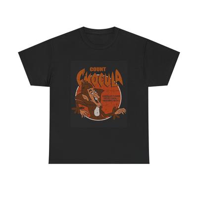 Count Chocula T Shirt Vintage Cereal Poster Retro Unisex Heavy Cotton Tee