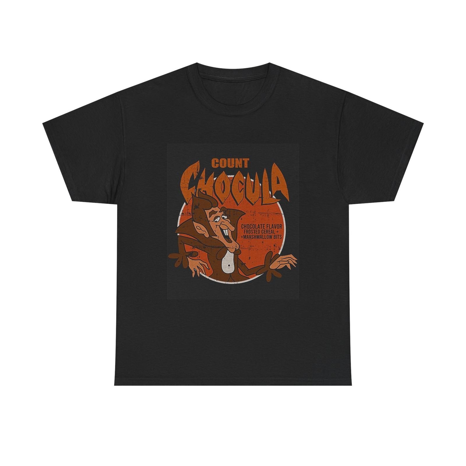 Count Chocula T shirt Vintage Cereal Poster Retro Unisex Heavy Cotton Tee S