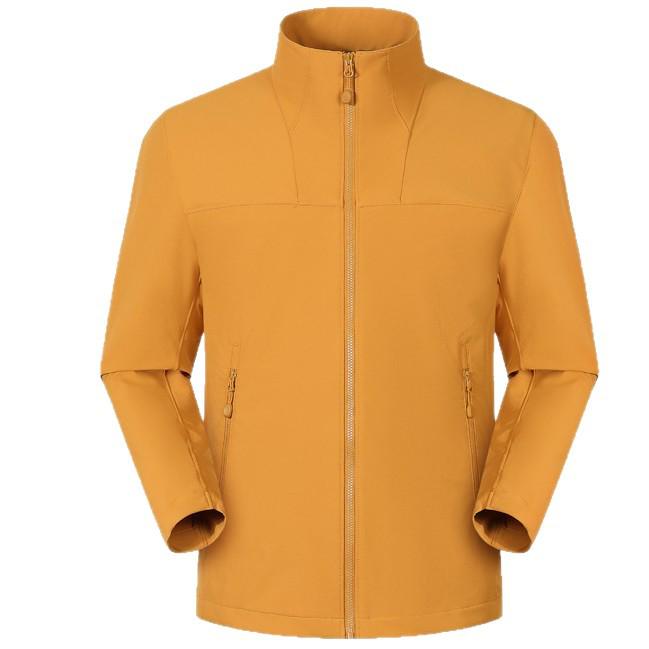Customizable Stand Collar Windbreaker: Team Logo, Casual Outdoor Jacket, Windproof for Spring & Autumn.