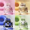 Cute Stainless Steel Thermos With Lockable Lid And Straw For Home And Office Use