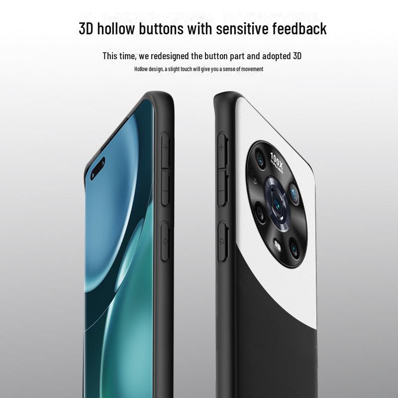 Liquid Leather Shell Protective Cover for Honor Magic 4 Pro Provides Anti-fall Protection In a Single Piece Shipment.