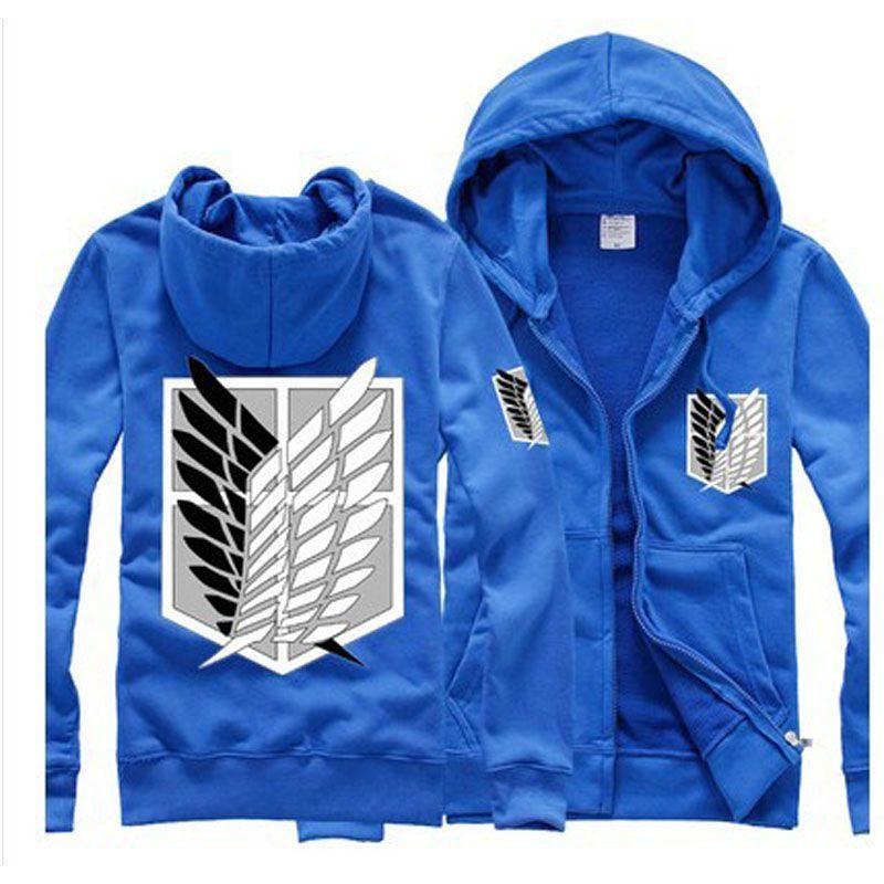 Premium Quality Anime Attack On Titan Men's Fit Hoodie Coat Perfect For Any Occasion
