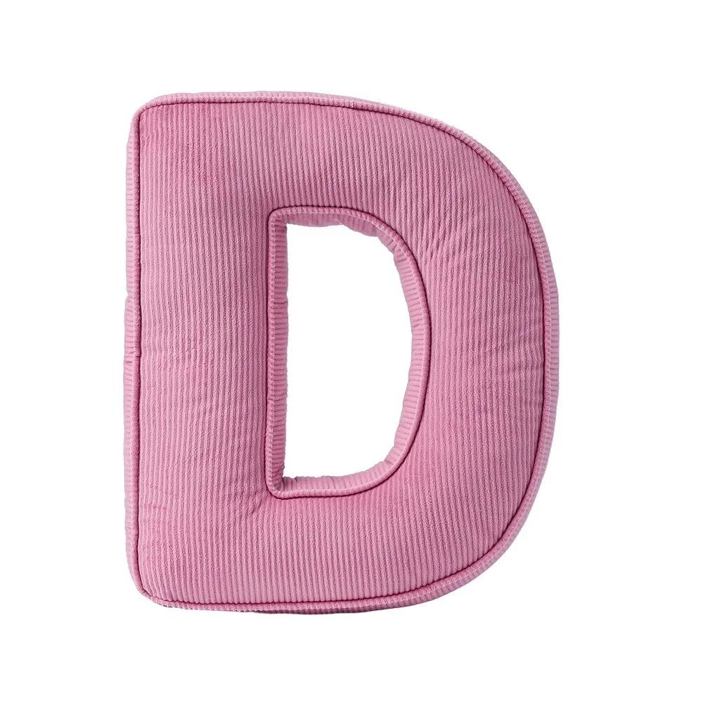 Alphabet 26 Lamb Fleece Letter Plush Toy Pillow Soft Nap Soothing Cushion For Toddlers Babies Nursery Photo Prop Birthday Gift
